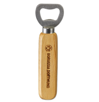 Borussia Dortmund - Flaschenöffner mit Holzgriff